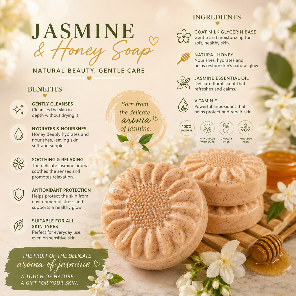 Jasmine & Honey Soap