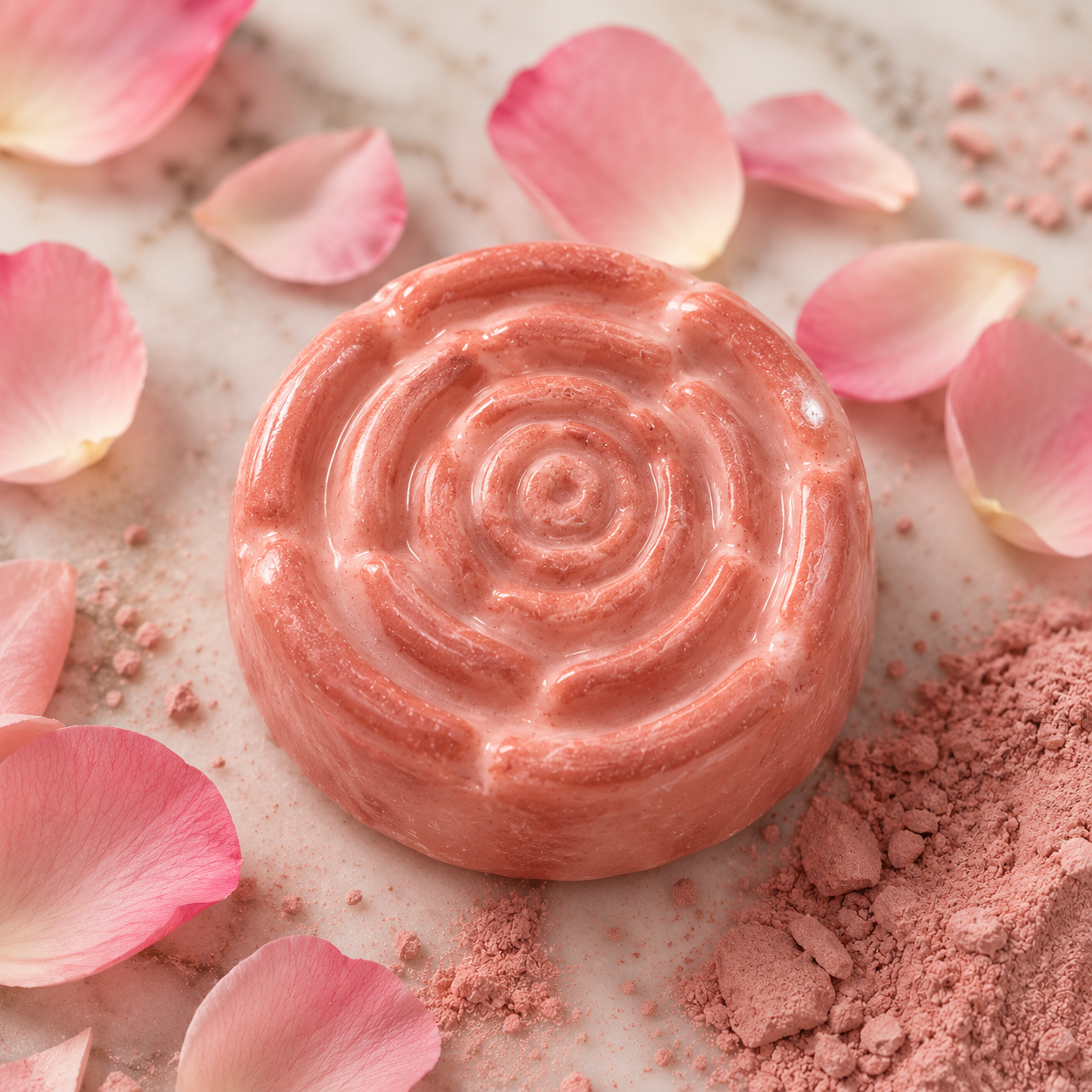 Pink clay