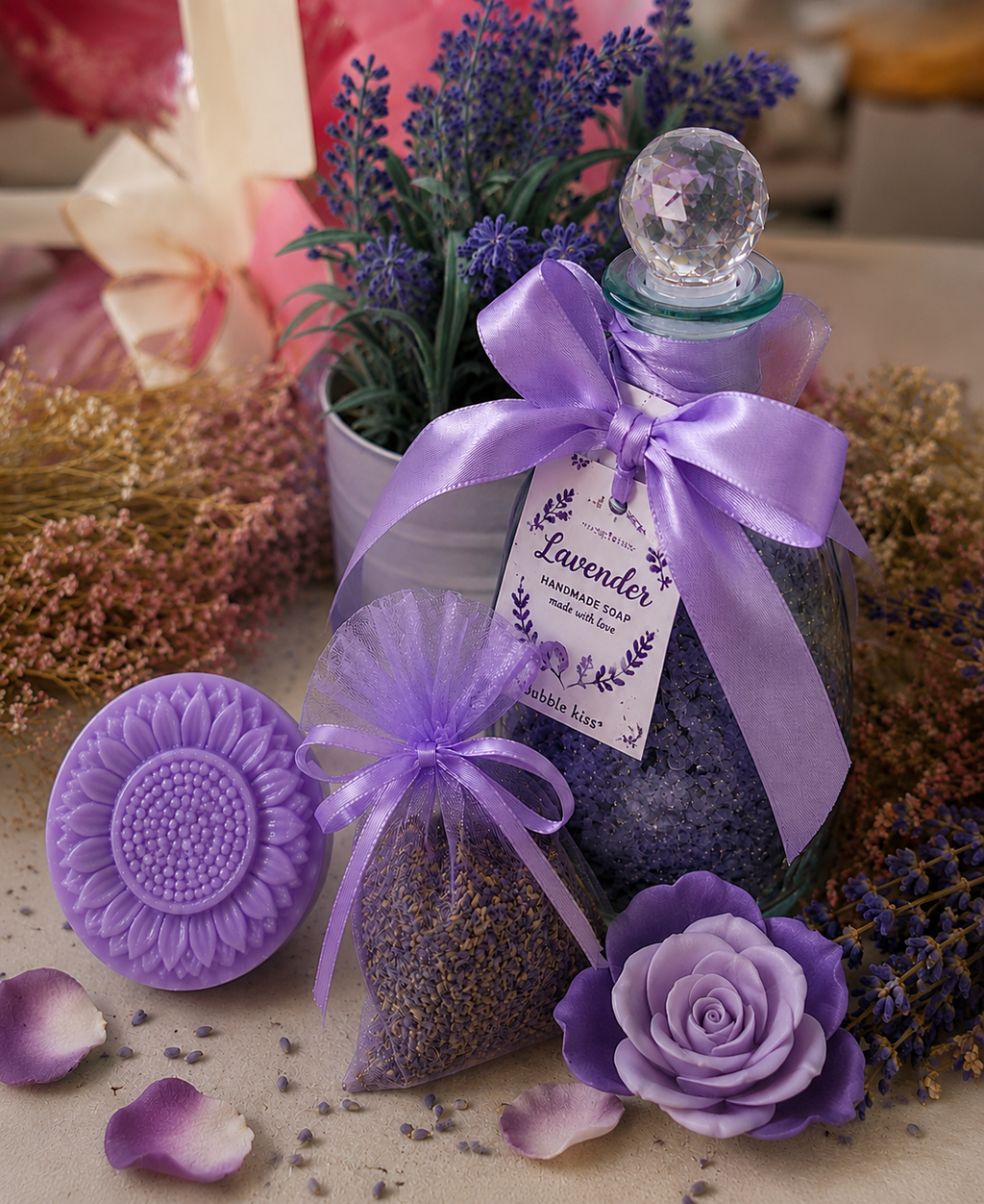 Lavender Luxury Spa kit