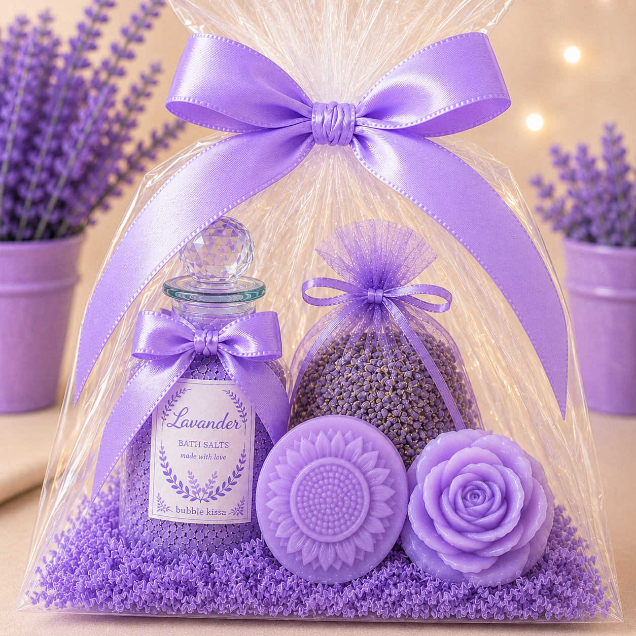 Lavender Luxury Spa kit